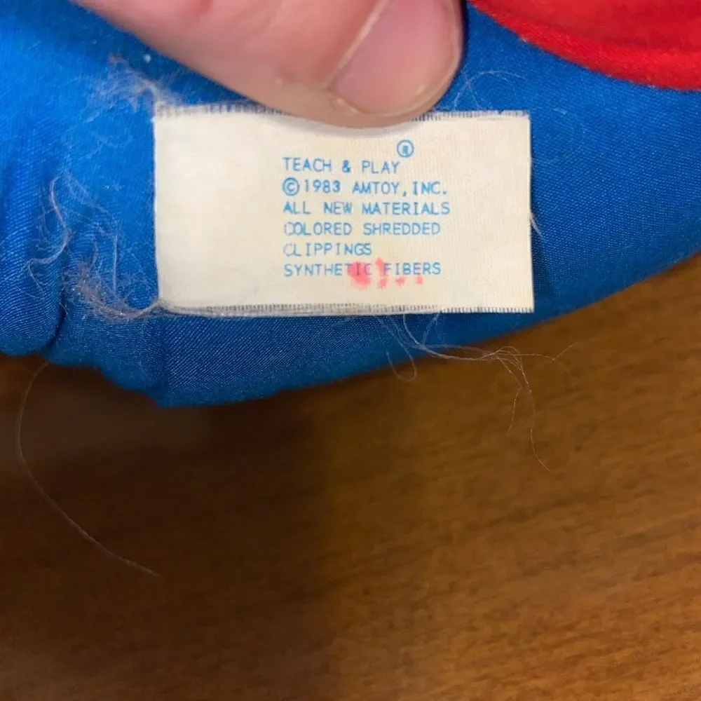 Vintage 1983 Tyco clown plush doll